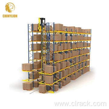 Warehouse Industrial Storage Metal Very Narrow Aisle Rack